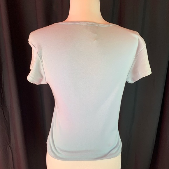 In Charge blue butterfly tee size L - Picture 3 of 5